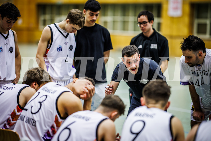 Basketball, Basketball Zweite Liga 2023/24, Grunddurchgang 11.Runde, Vienna United, Mattersburg Rocks, Benedikt Danek (Head Coach) Basketball, Basketball Zweite Liga 2023/24, Grunddurchgang 11.Runde, Vienna United, Mattersburg Rocks, Benedikt Danek (Head Coach)