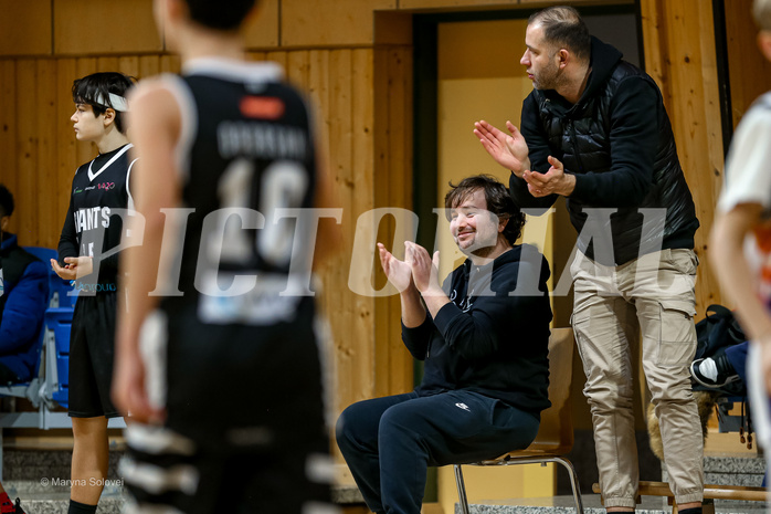 12.01.2025 Österreichischer Basketballverband 2024/25, SLMU14, SU Döbling vs Vienna Giants