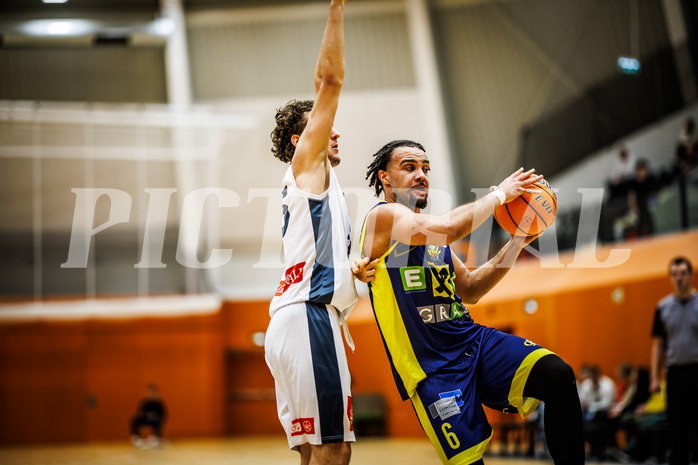 Basketball, Basketball Zweite Liga 2024/25, Grunddurchgang 17.Runde, Vienna Timberwolves, Future Team Steiermark, Nikhil Sacher (6)