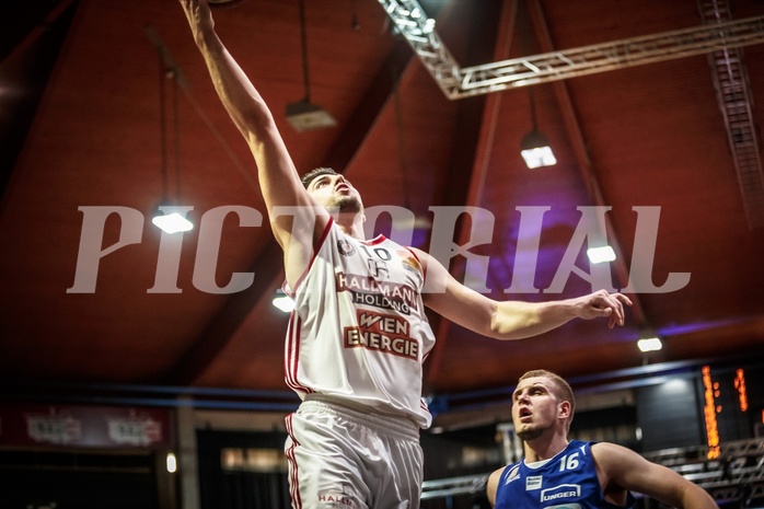 Basketball, ABL 2017/18, Grunddurchgang 36.Runde, BC Vienna, Oberwart Gunners, Luka Gvozden (10)