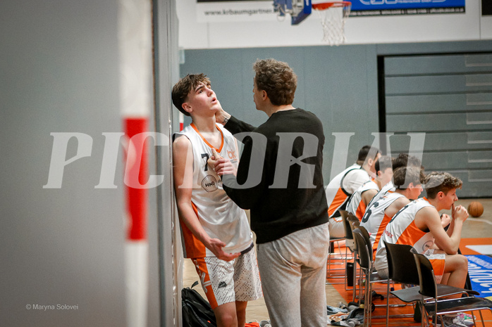 29.03.2025 Österreichischer Basketballverband 2024/25, SLMU16, Basket Dukes vs. KOS Celovec