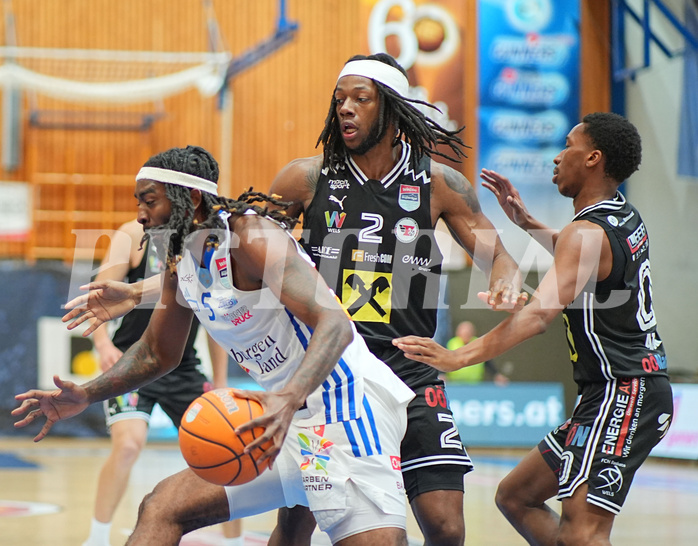Basketball Superliga 2024/25, 10.Plazierungsrunde Oberwart Gunners vs. Flyers Wels