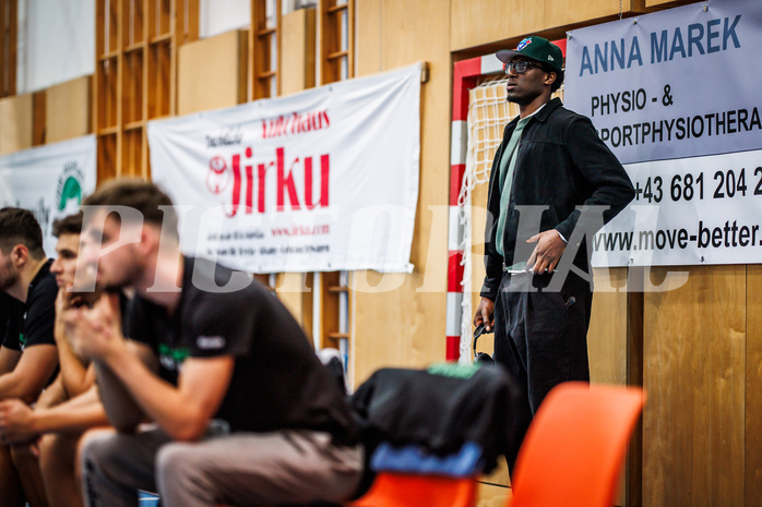 Basketball, Basketball Zweite Liga 2024/25, Grunddurchgang 1.Runde, Deutsch Wagram Alligators, Upper Austrian Ballers, Kingsley Fobi