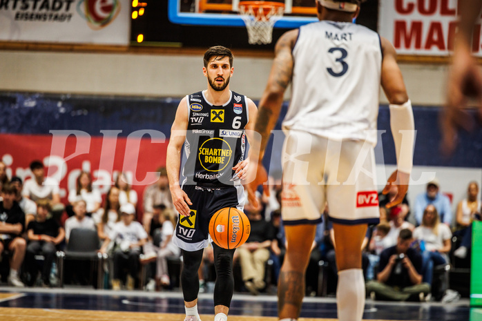 Basketball, win2day Basketball Superliga 2024/25, Playoffs Halbfinale 2. Spiel
, BBC Nord Dragonz, Gmunden Swans, Daniel Friedrich (6)