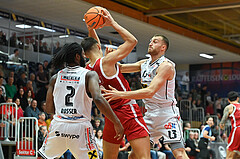 Basketball, Superliga 2024/25, Grunddurchgang 5.Runde, Flyers Wels vs. BC Vienna,
