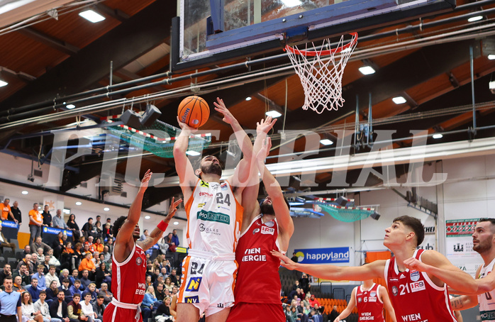 Basketball Superliga 2024/25, Grunddurchgang 15.Runde Klosterneuburg Dukes vs. BC Vienna