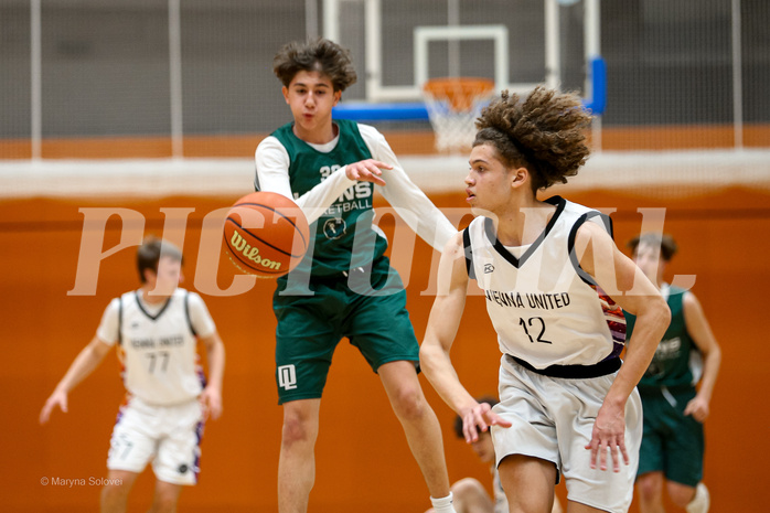 08.03.2025 Österreichischer Basketballverband 2024/25, SLMU16, Post SV Wien vs Dornbirn Lions