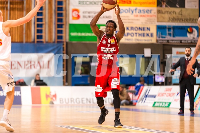 Basketball, ABL 2017/18, Grunddurchgang 9.Runde, Oberwart Gunners, BC Vienna, Reger Dowell (8)