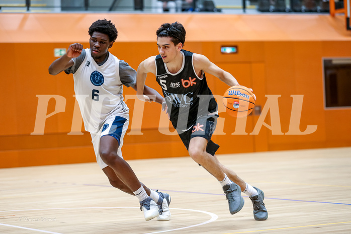 26.01.2025 Österreichischer Basketballverband 2024/25, SLMU19, Vienna Timberwolves vs. Basket Dukes