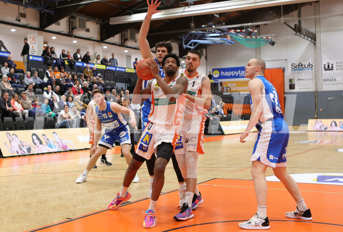 Basketball Superliga 2022/23, 4. Plazierungsrunde Klosterneuburg Dukes vs. Oberwart Gunners


