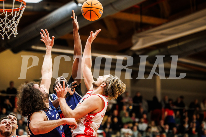 Basketball, win2day Basketball Superliga 2024/25, Grunddurchgang 20.Runde, Traiskirchen Lions, BBC Nord Dragonz, Moritz Lanegger-Rest (8)