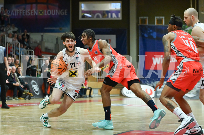 Basketball Superliga 2023/24, 1.Plazierungsrunde,
Flyers Wels vs. Traiskirchen Lions

