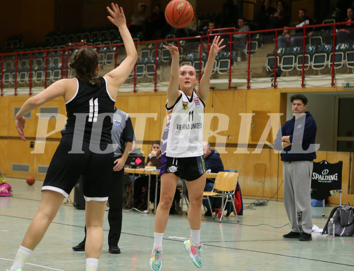Basketball Damen Superliga 2022/23, Grunddurchgang 6.Runde Vienna United vs. Basket Flames