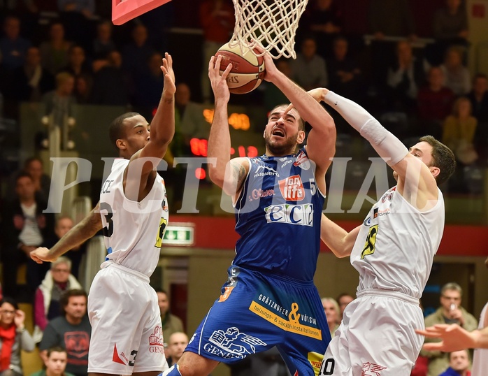 Basketball ABL 2015/16 Grunddurchgang 23.Runde WBC Wels vs Kapfenberg Bulls