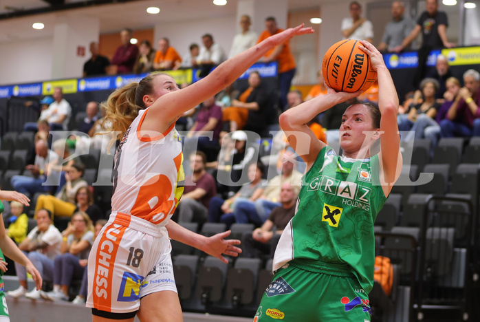 Basketball Damen Superliga 2023/24, Grunddurchgang Spiel 2 BK Duchess Klosterneuburg vs. UBI Graz


