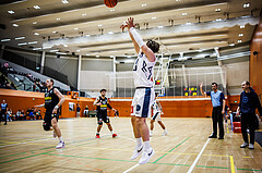 Basketball, Basketball Zweite Liga 2024/25, Grunddurchgang 11.Runde, Vienna Timberwolves, Mattersburg Rocks, Felix Angerbauer (4)