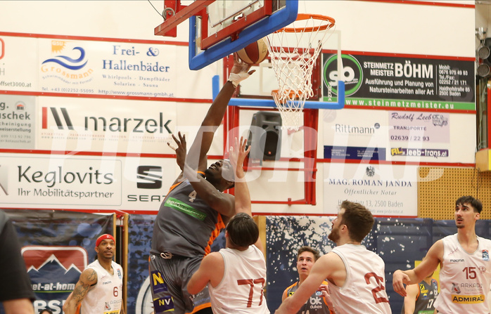 Basketball Superliaga 2020/21, Grunddurchgang 14.Runde Traiskirchen Lions vs. Klosterneuburg Dukes