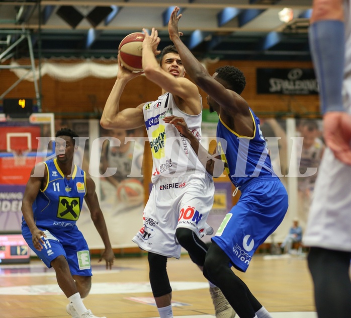 Basketball ABL 2017/18, Grunddurchgang 24.Runde Gmunden Swans vs. UBSC Graz