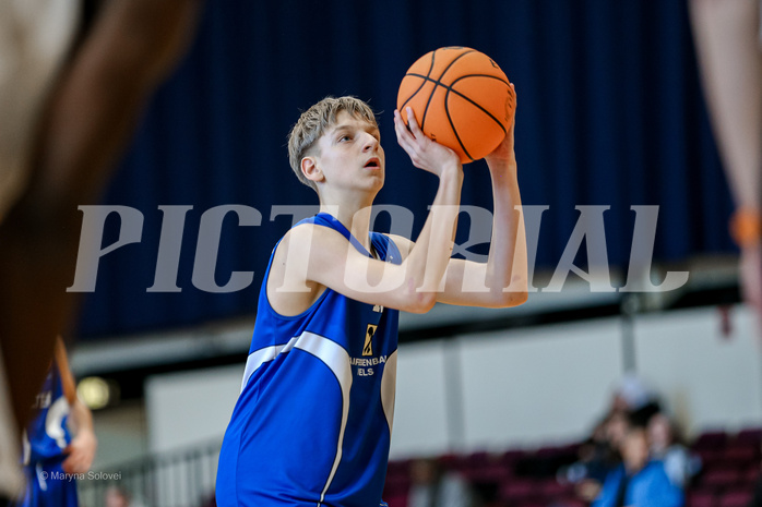 02.03.2025 Österreichischer Basketballverband 2024/25, SLMU16 Basket Flames WAT vs. FCN Baskets Wels