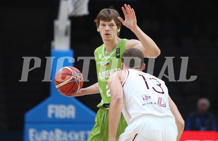 Basketball Eurobasket 2015  Team Latvia vs. Team Slovenia


