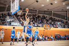Basketball, Win2Day Superliga 2022/23, Grunddurchgang 22.Runde, Vienna Timberwolves, SKN St. Pölten Basketball, Chris Vogt (33)