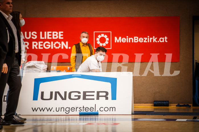 Basketball, bet-at-home Basketball Superliga 2021/22, Platzierungsrunde Spiel 8, Oberwart Gunners, UBSC Graz, 
