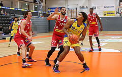 Basketball Superliga 2021/22, NÖ-Cup Traiskirchen Lions vs. SKN St.Pölten