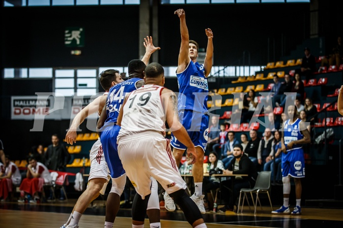 Basketball, ABL 2018/19, Grunddurchgang 30.Runde, BC Vienna, Oberwart Gunners, Georg Wolf (10)