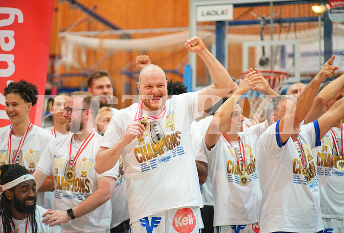 Basketball, Basketball Superliga 2024/25, Playoffs, Finale Spiel 1, Oberwart Gunners vs. BBC Nord Dragonz