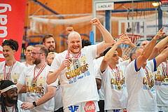 Basketball, Basketball Superliga 2024/25, Playoffs, Finale Spiel 1, Oberwart Gunners vs. BBC Nord Dragonz