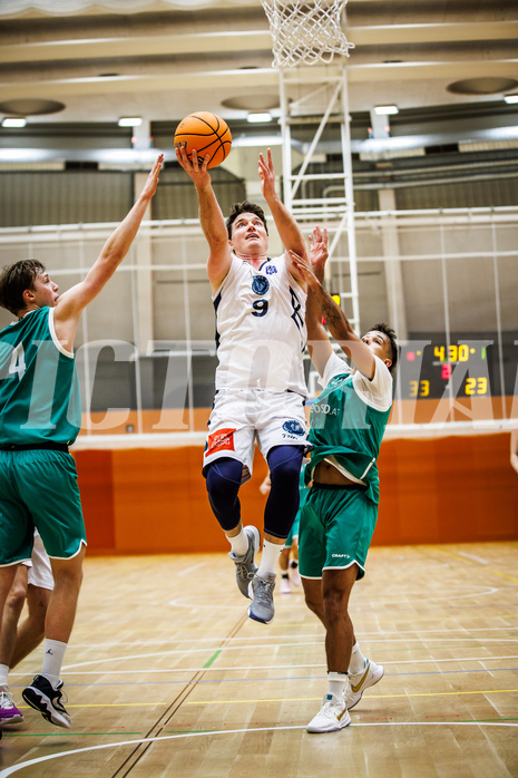 Basketball, Basketball Zweite Liga 2024/25, Grunddurchgang 14.Runde, Vienna Timberwolves, KOS Celovec, Philipp D'Angelo (9)