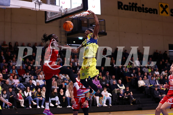 31.01.2025, Graz, Raiffeisen Sportpark Graz, Basketball Superliga 2024/25, Grunddurchgang, Runde 19, UBSC Graz - BC Vienna