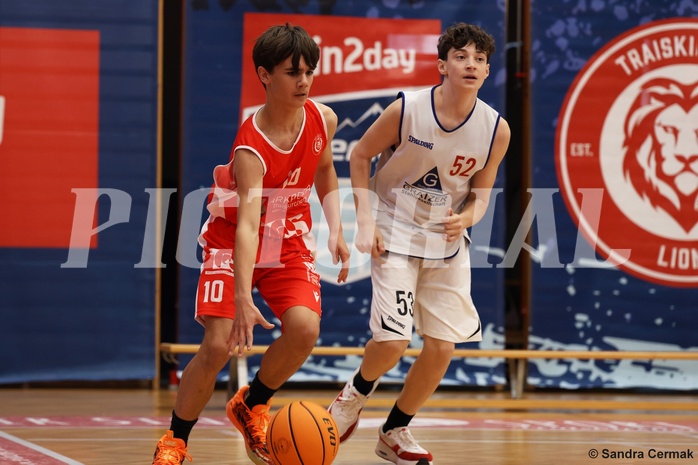 Basketball Superliga 2024/25, SLMU14 Traiskirchen Lions Academy vs. ATSE Graz


