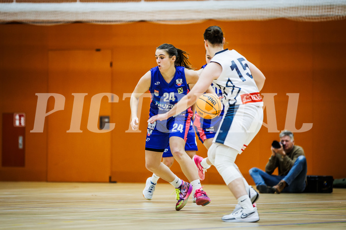 Basketball, Win2Day Basketball Damen Superliga 2023/24, Grunddurchgang 4.Runde, Vienna Timberwolves, UBSC-DBBC Graz, Sabrina Werner (24)