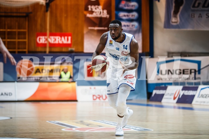 Basketball, ABL 2018/19, CUP Viertelfinale, Oberwart Gunners, UBSC Graz, Christopher Tawiah (14)