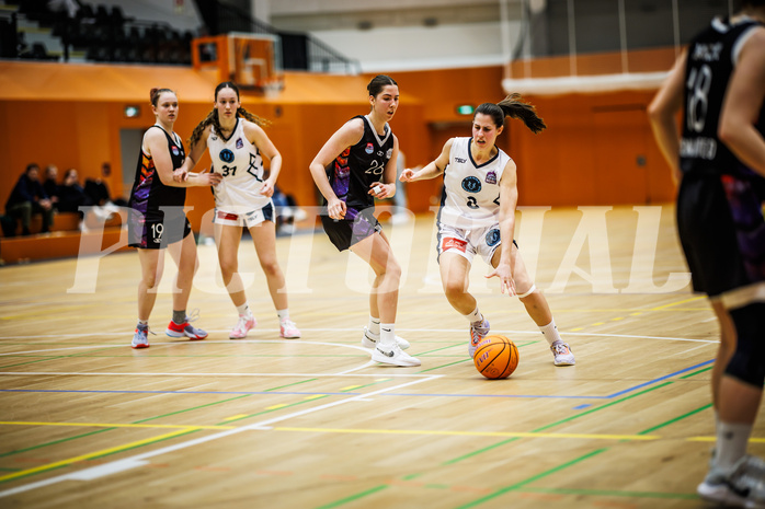 Basketball, Win2Day Basketball Damen Superliga 2024/25, Grunddurchgang 11.Runde, Vienna Timberwolves, Vienna United, Aleksandra Novakovic (8)