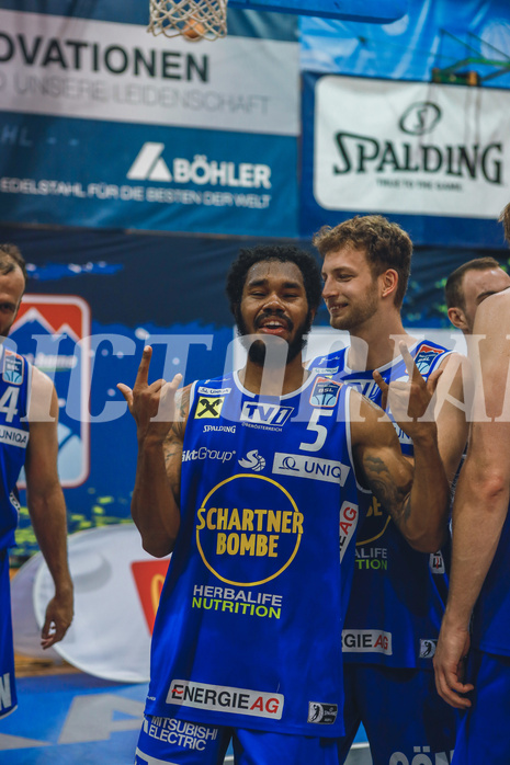 Basketball Basketball Superliga 2020/21, Finale Spiel 4 Kapfenberg Bulls vs. Gmunden Swans