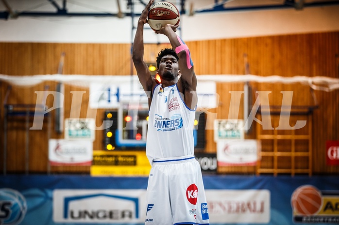 Basketball, ABL 2018/19, Playoff HF Spiel 1, Oberwart Gunners, Gmunden Swans, Dwane Miner (6)