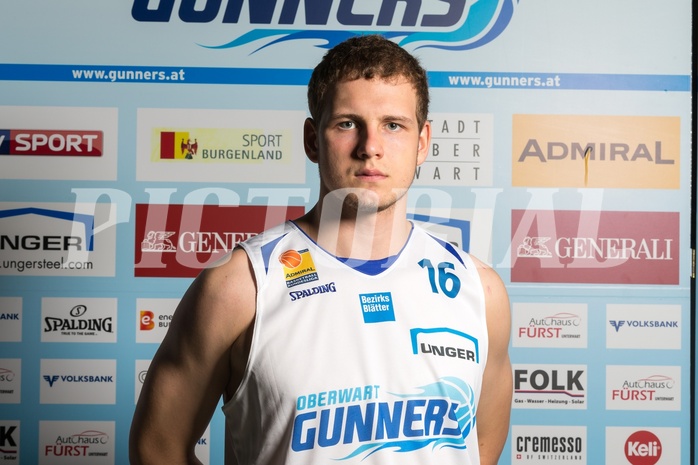 Basketball, ABL 2017/18, Teampictures, Oberwart Gunners, , Renato Poljak (16) Basketball, ABL 2017/18, Teampictures, Oberwart Gunners, , Renato Poljak (16)