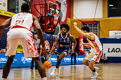 Basketball, win2day Basketball Superliga 2024/25, Grunddurchgang 6.Runde, Traiskirchen Lions, Oberwart Gunners, Caleb Fields (4)