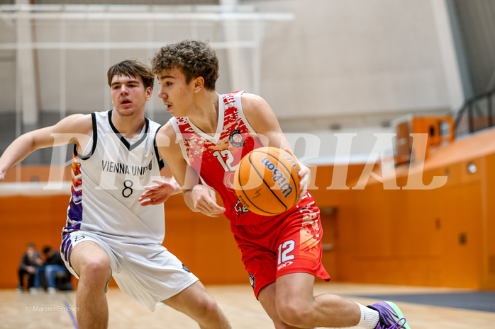 11.01.2025 Österreichischer Basketballverband 2024/25, SLMU19, Vienna United vs BC Vienna