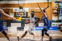 Basketball, bet-at-home Basketball Superliga 2020/21, Halbfinale Spiel 2, Oberwart Gunners, Gmunden Swans, Quincy Diggs (13)