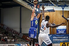 Basketball, ABL 2018/19, Playoff HF Spiel 2, Oberwart Gunners, Gmunden Swans, Tilo Klette (14)