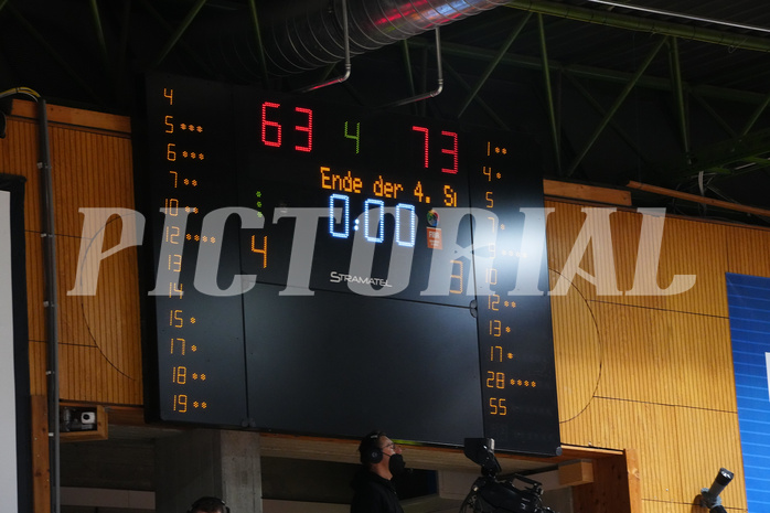 Basketball Superliga 2021/22, Grundduchgang 18.Runde , Kapfenberg Bulls vs. Klosterneuburg Dukes


