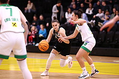 02.03.2024, Graz, Raiffeisen Sportpark, Basketball Damen Superliga 2023/24, Grunddurchgang 14.Runde, UBI Holding Graz - Basket Flames Women ,  
