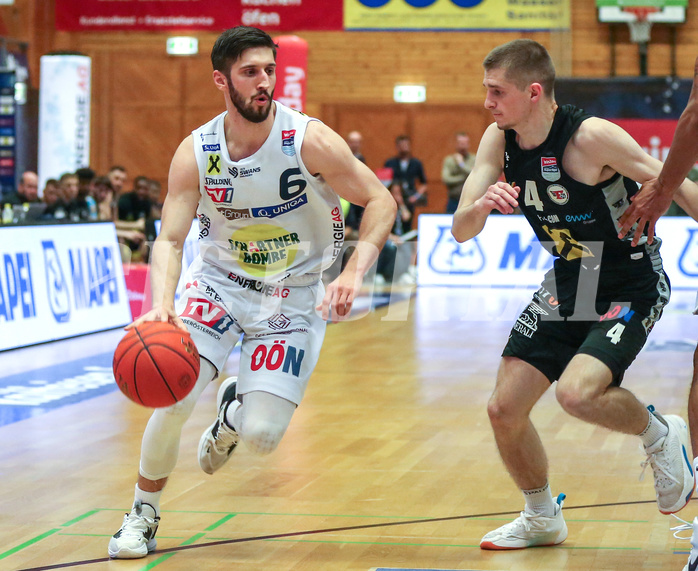 Basketball Superliga 2022/23, Playoff, Semifinale Spiel 3 Gmunden Swans vs. Flyers Wels


