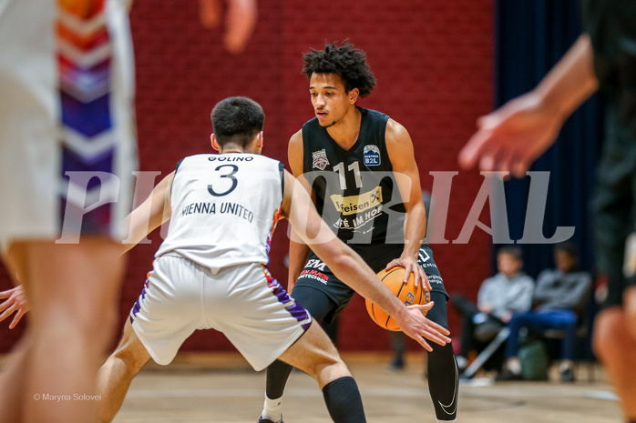 18.01.2025 Basketball Zweite Liga 2024/25, Grunddurchgang 15.Runde Vienna United vs. Mattersburg