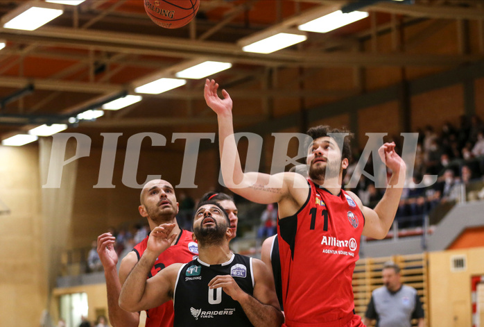 Basketball Zweite Liga 2021/22, Grunddurchgang 12.Runde Mistelbach Mustangs vs. Raiders Tirol


