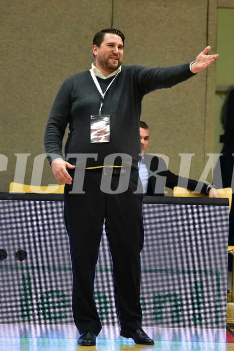 Basketball Superliga 2020/21, Grunddurchgang 13. Runde Flyers Wels vs. Oberwart, Horst Leitner (Head Coach),