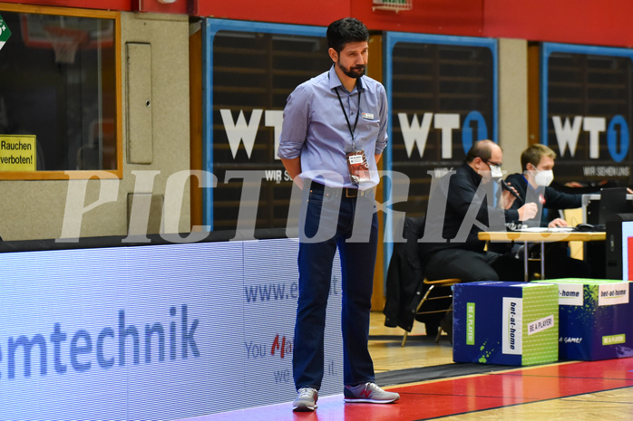 Basketball Superliga 2020/21, Grunddurchgang 18. Runde Flyers Wels vs. Klosterneuburg Dukes, Damir Zeleznik (Head Coach),